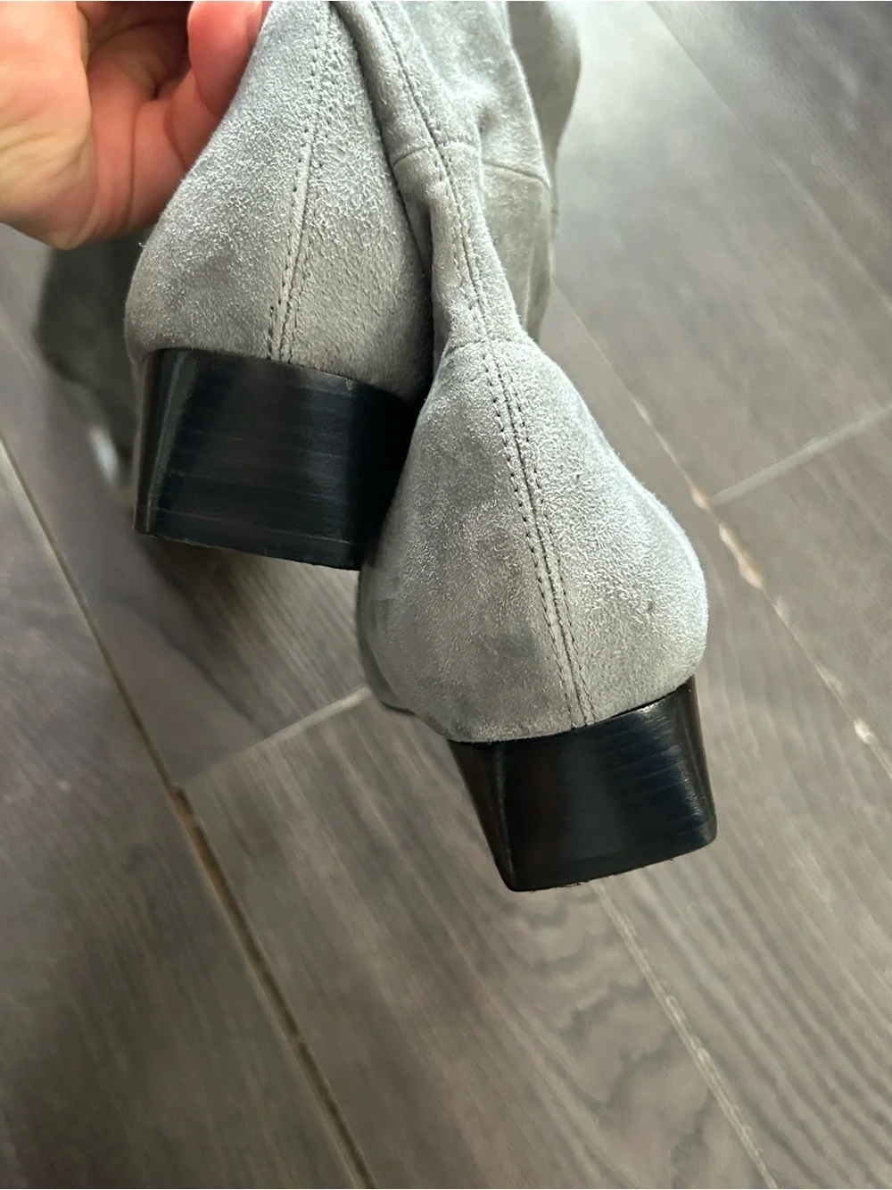 By Far OTK Boots in Gray 36